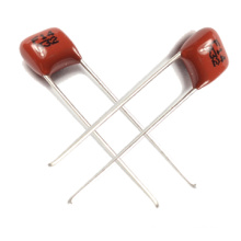 Capacitor de filme de poliéster Cl21 em miniatura 332j